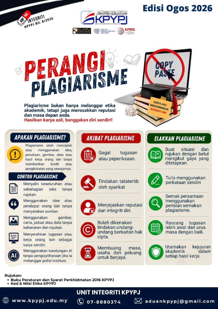 Poster Kapsul Integriti Ogos 2026